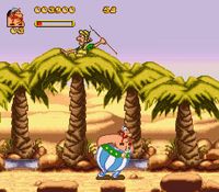 une photo d'Ã©cran de Asterix et Obelix sur Nintendo Super Nes